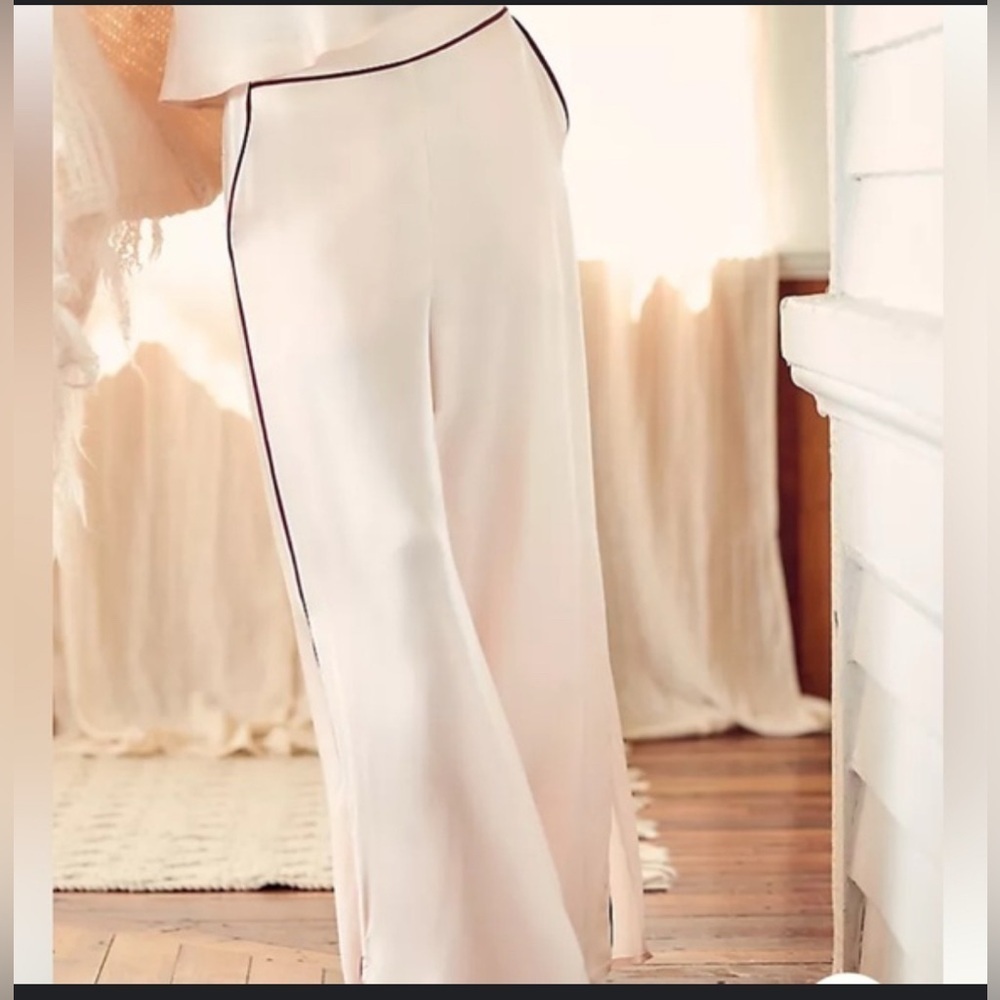 By Anthropologie soft pink pants size XXS